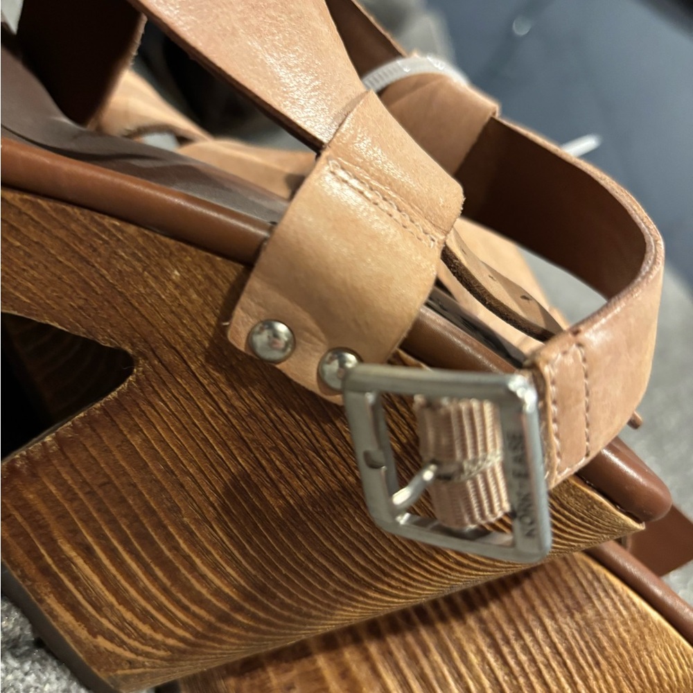 Kork-Ease Women's Brown Leather Sandals - Picture 5 of 6